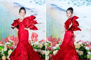 Nguyễn Bảo Hân – Vedette BST Non Nước Việt – Nhà thiết kế Vy Collen: Tài năng nhí trình diễn trong ngày khát vọng hòa bình và tương lai Việt Nam