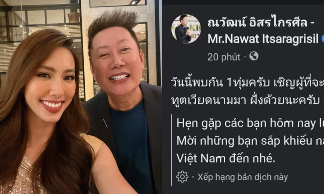 Chủ tịch Miss Grand International lên tiếng bênh vực Thuỳ Tiên, chốt lịch cực gắt để hẹn gặp ai muốn ý kiến 